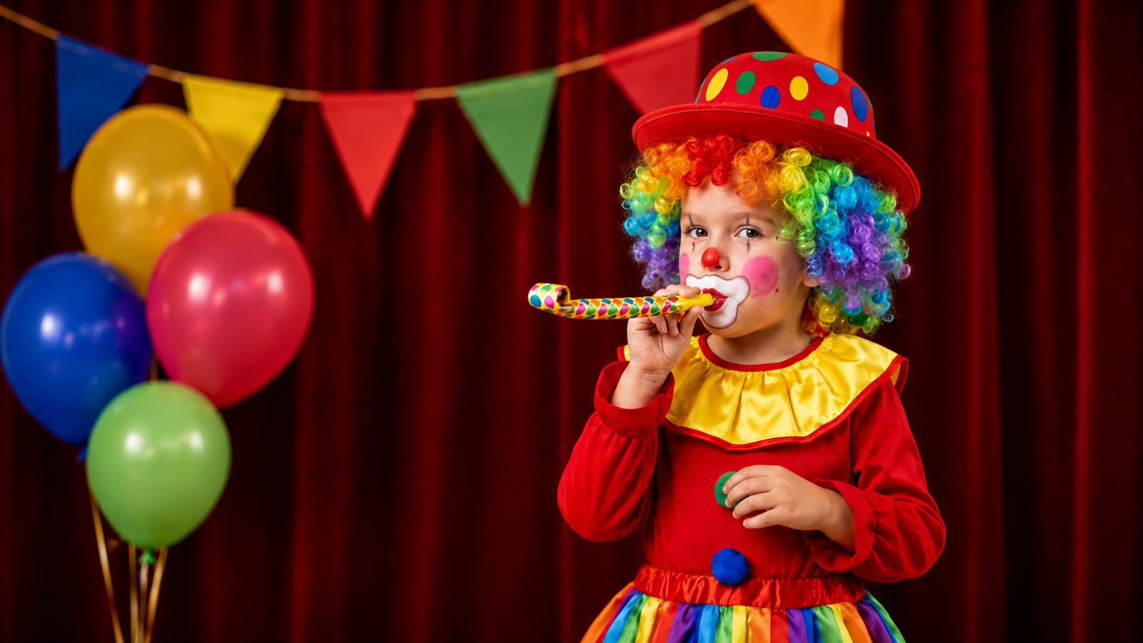 Face painter working with a child at a Northeast corporate event